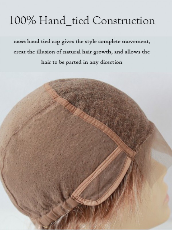 Brown Layered Straight 15" Most Real Looking Wigs