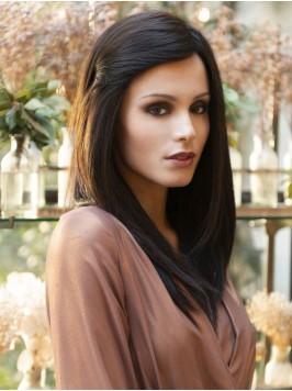Best Human Hair Wigs 18" Straight 100% Hand-T...