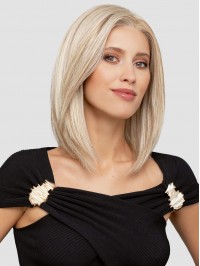 Stylish Chin Length Capless Human Hair Bob Wigs