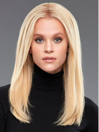 Long Midddle-parting Straight Capless Real Human Hair Wigs