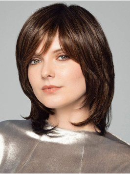 12" Layered Chin Length 100% Hand-tied Remy H...