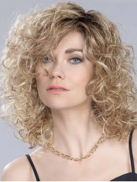 Shoulder Length Glamorous Curls Capless Human Hair Wigs