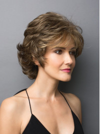 Short Wig Capless 8" Synthetic Straight Wigs