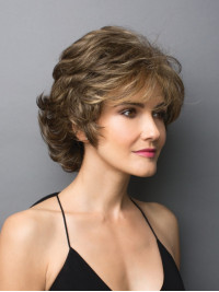 Short Wig Capless 8" Synthetic Straight Wigs