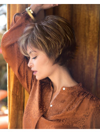 Short Ombre Lace Front Synthetic Wigs