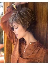 Short Ombre Lace Front Synthetic Wigs