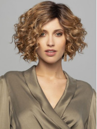12" Chin Length Curly Lace Front Synthetic Wigs