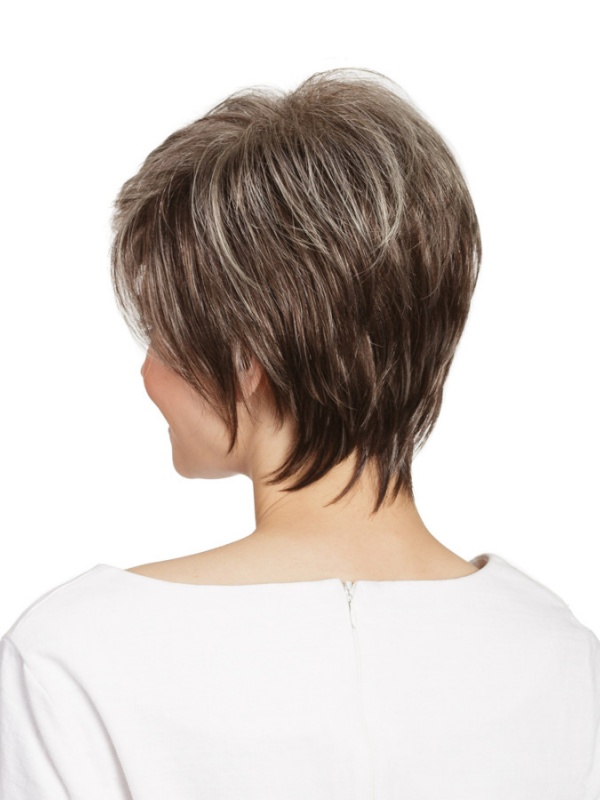 Short Pixie Wig 8" Capless Synthetic Wigs