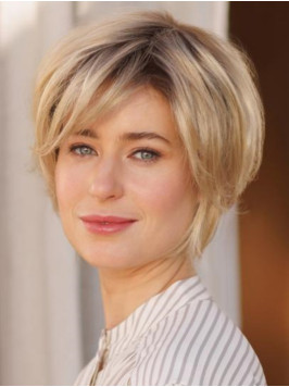 Short Bobs 8" Straight Synthetic Hair Wigs