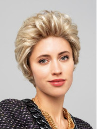 8" Without Bangs Capless Blonde Synthetic Wigs
