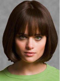 Good Straight 10 Inches Human Hair Bob Cut Wigs