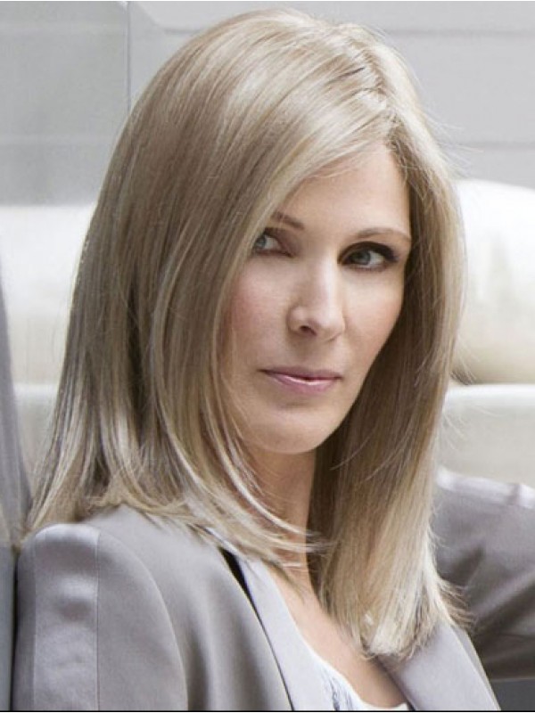 Faddish Straight Shoulder Length Celebrity Wigs