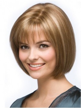 Short Straight Lace Front Human Wigs