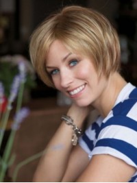 Blonde Short Straight Lace Front Wig