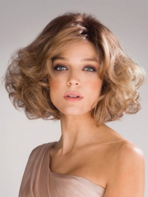 Blonde Short Wavy Wig