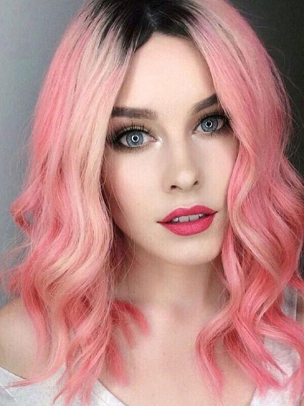 Lace Front Two Tone Human Hair Wig